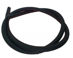 Шланг резиновый бензостойкий черный (1 м)