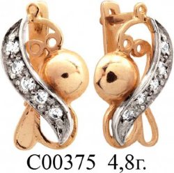 С00375 Восковка серьги