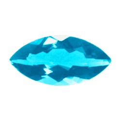Фианит аквамариновый маркиз (2) 16х8