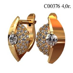 С00376 Восковка серьги
