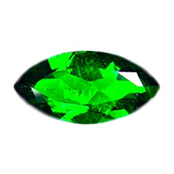 Фианит зеленый маркиз (2) 16х8