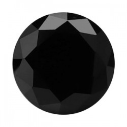 Фианит черный круг 4,25