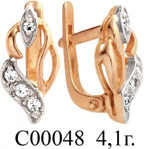 С00048 Восковка серьги