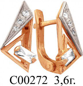 С00272 Восковка серьги