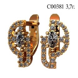 С00381 Восковка серьги