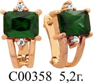 С00358 Восковка серьги
