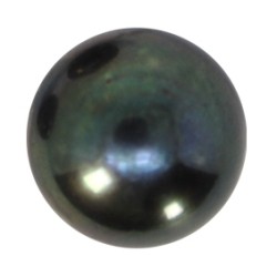 Жемчуг черный круг (ААА) Ø9,5-10 мм.