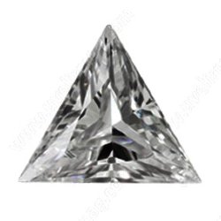 Фианит бесцветный треугольник 12х12х12