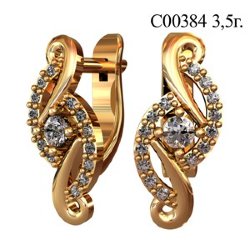 С00384 Восковка серьги