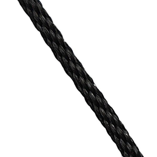 2142003 Шнур шелковый синтетический черный Ø2,0 мм (70 см)