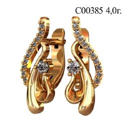 С00385 Восковка серьги