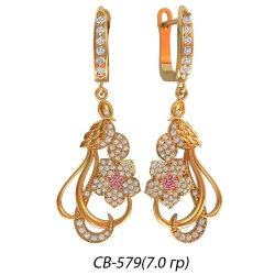 СВ-579 Восковка серьги