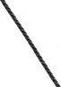2192502 Шнур шелковый синтетический черный Ø2,5 мм (70 см)