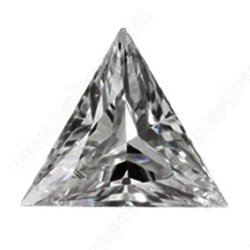 Фианит бесцветный треугольник 5х5х5