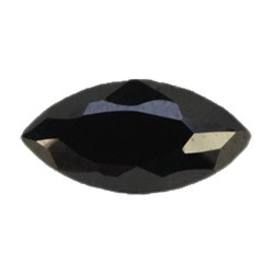Фианит черный маркиз 7х3,5