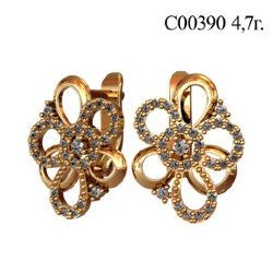 С00390 Восковка серьги