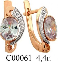 С00061 Восковка серьги