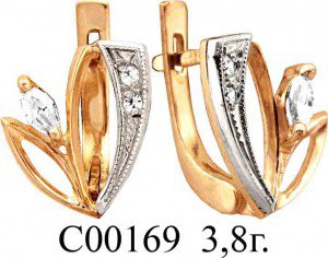 С00169 Восковка серьги
