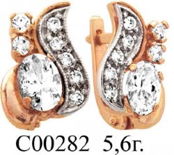 С00282 Восковка серьги