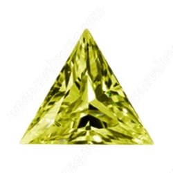 Фианит канари треугольник 5х5х5