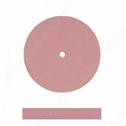 02-513 Резинка полировочная EVE диск 22х3 б/д розовая UV
