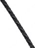 2225019 Шнур шелковый синтетический черный Ø5,0 мм (70 см)