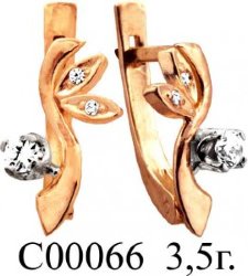 С00066 Восковка серьги