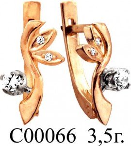 С00066 Восковка серьги