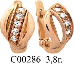 С00286 Восковка серьги