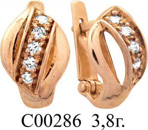 С00286 Восковка серьги