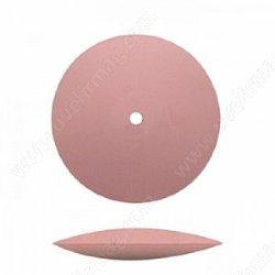02-604 Резинка полировочная EVE линза 22х1 б/д розовая UV