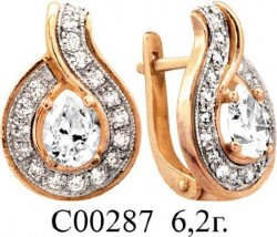 С00287 Восковка серьги