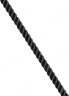 2262019 Шнур шелковый синтетический черный Ø2,0 мм (70 см)