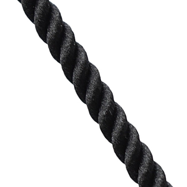 2262019 Шнур шелковый синтетический черный Ø2,0 мм (70 см)