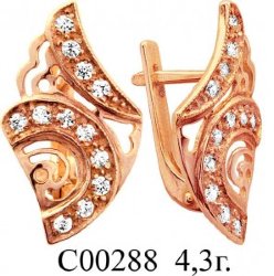 С00288 Восковка серьги