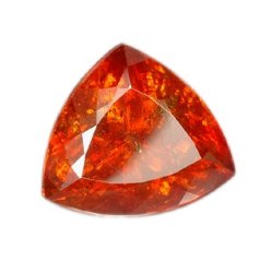 Фианит оранжевый триллион 6х6х6