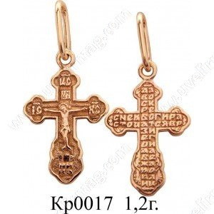 Кр0017 Восковка крест