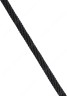 2212519 Шнур шелковый синтетический черный Ø2,5 мм (70 см)