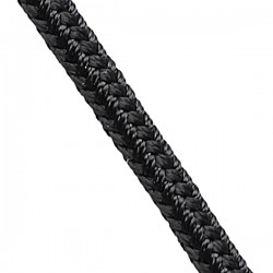 2323019 Шнур шелковый синтетический черный Ø3,0 мм (70 см)