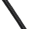 2323019 Шнур шелковый синтетический черный Ø3,0 мм (70 см)