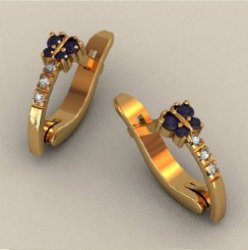 С00731 Восковка серьги