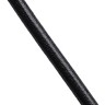 Круглый кожаный шнур черный 70 см (Индия)