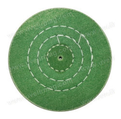 Круг муслиновый зеленый (5х45) твердый (Ø125 мм., 45 слоёв)