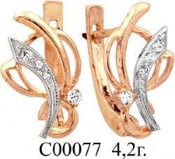 С00077 Восковка серьги