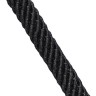 Шнур шелковый синтетический черный (70 см)