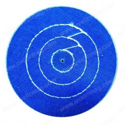 Круг муслиновый синий (5х50) самый твердый (Ø125 мм., 50 слоёв)
