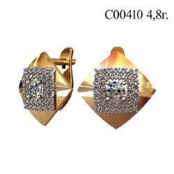С00410 Восковка серьги