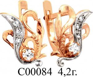 С00084 Восковка серьги