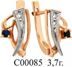 С00085 Восковка серьги