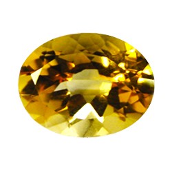 Цитрин овал 4х3 (Природный)